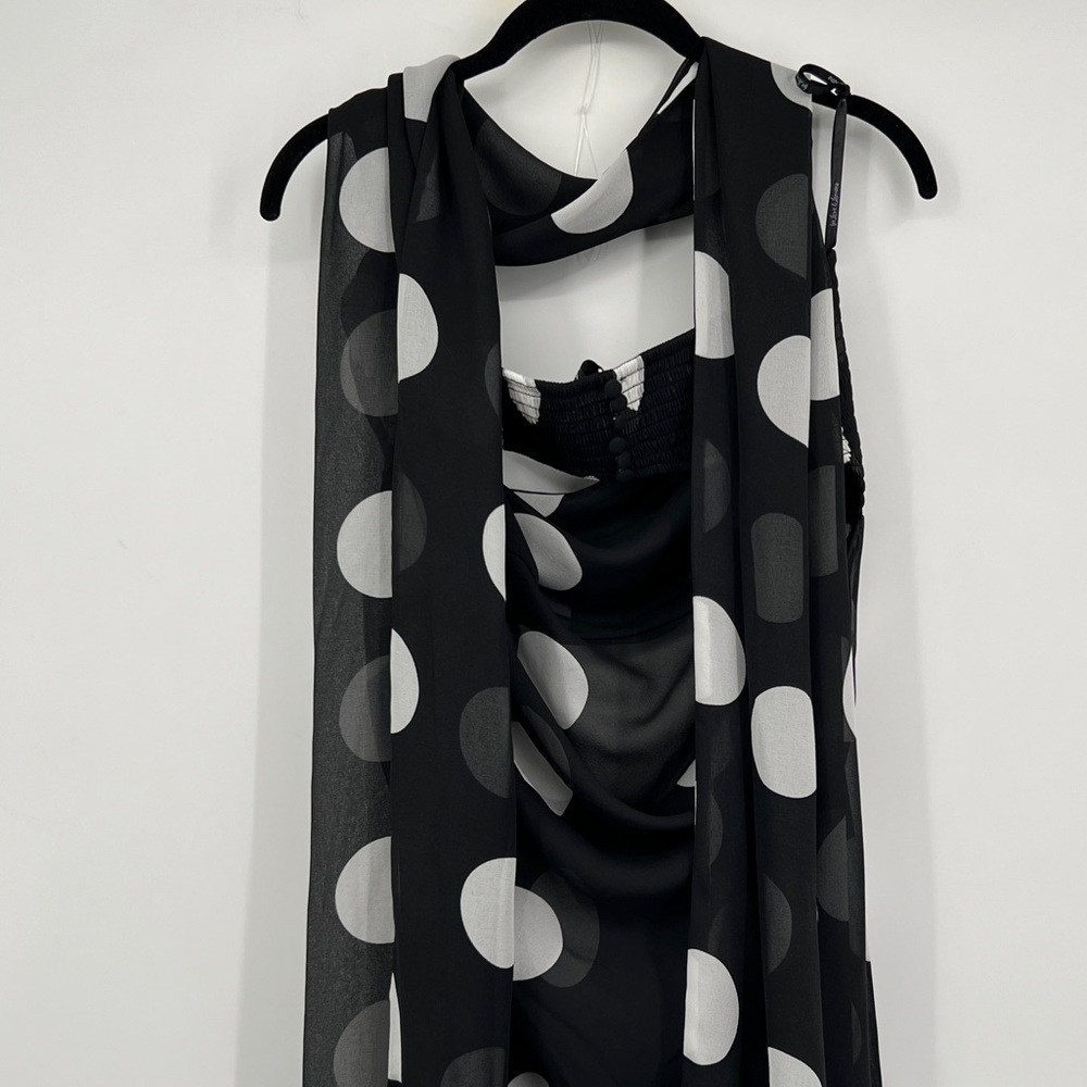 RARE For Love and Lemons Justina Sheer Maxi Gown Scarf Set Coverup Large - Picture 14 of 14